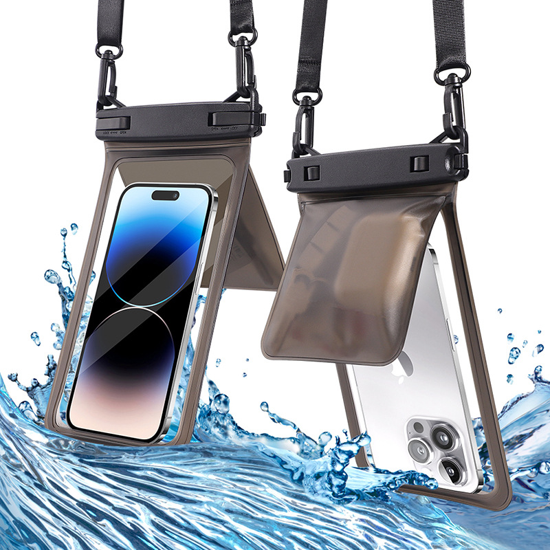 Aquatic Diving - IPX8防水スマホポーチ、水泳用バッグ、防水スマホケース、携帯電話バッグ、大型防水ケース、ダイビング用