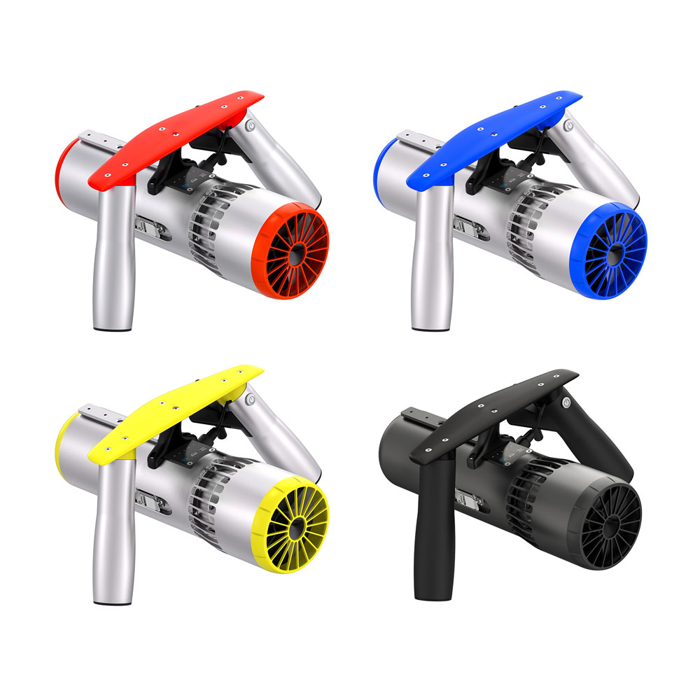 Aquatic Sports Equipment - ポータブル水上スポーツスクーター多機能50m深度スキューバダイビング機器プロペラ付きオフショアスクーター水遊び用