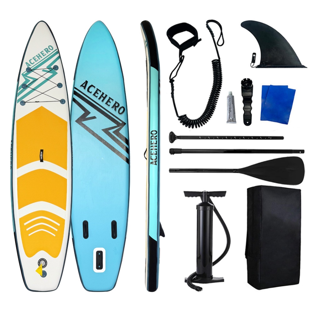 軽量インフレータブルSUPキット、安全リーシュ付き、湖・川・ - Stand Up Paddle Leash のレビューと価格