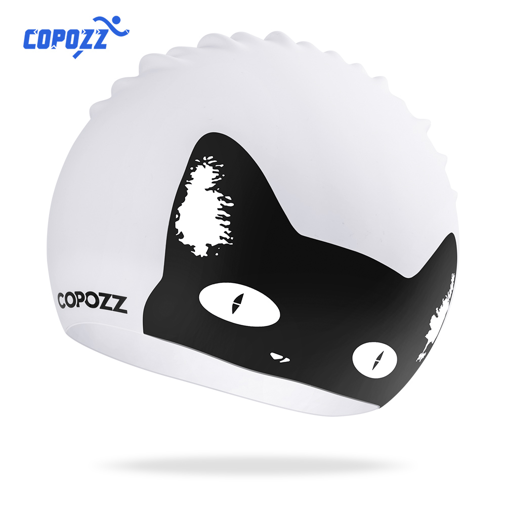 COPOZZ 防水シリコーン水泳キャップロングヘアプロフェッ - Aquatic Sports Hat のレビューと価格