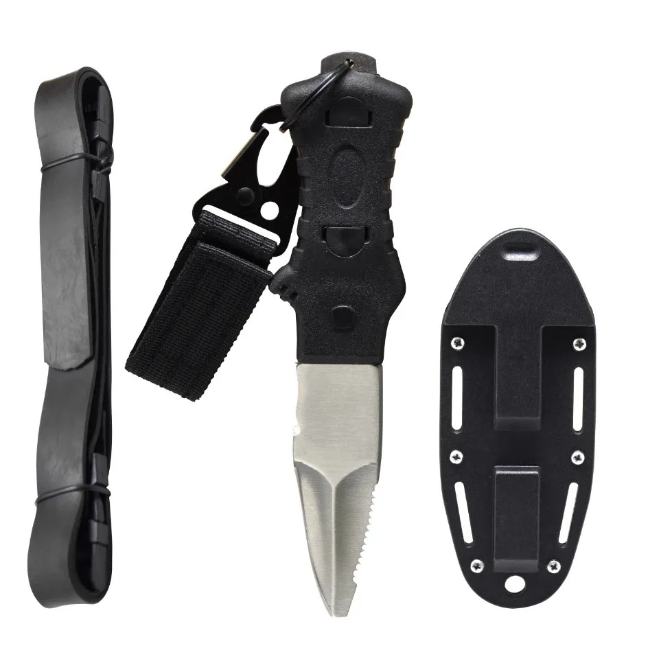 屋外水難救助ナイフ、スピアフィッシングダイビングナイフ、ステ - Dive Knife Titanium のレビューと価格