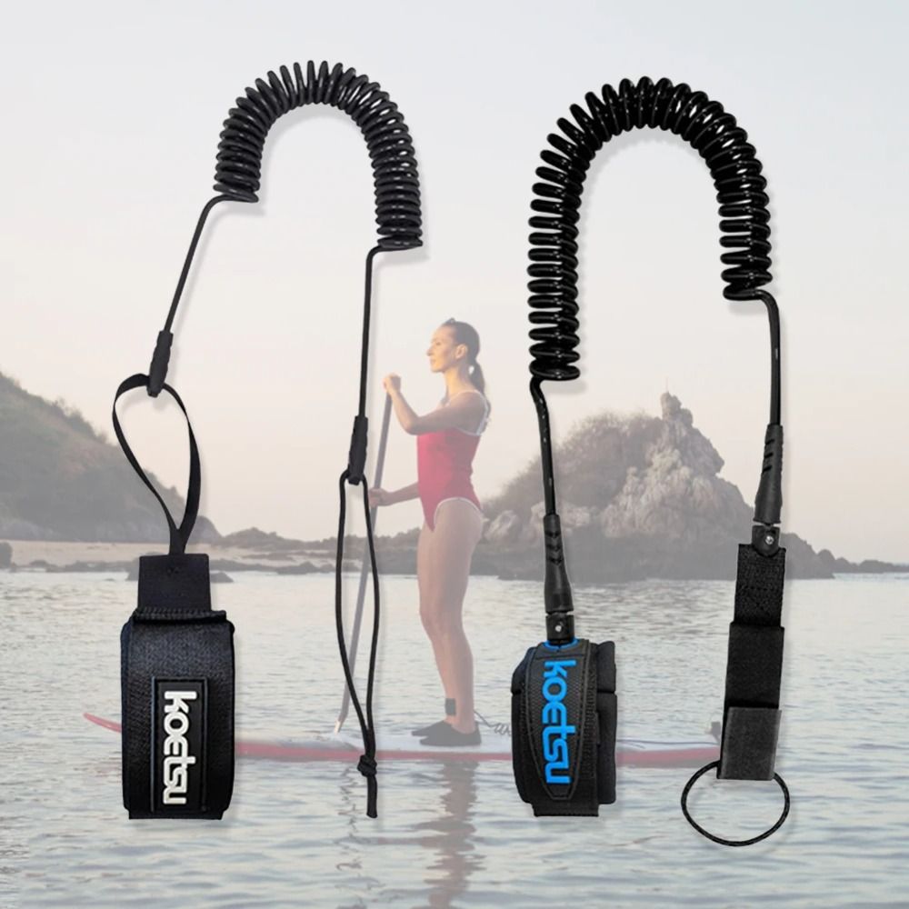 伸縮性のあるSUPボードフットレッグロープTPU実用的なカヤ - Stand Up Paddle Leash のレビューと価格