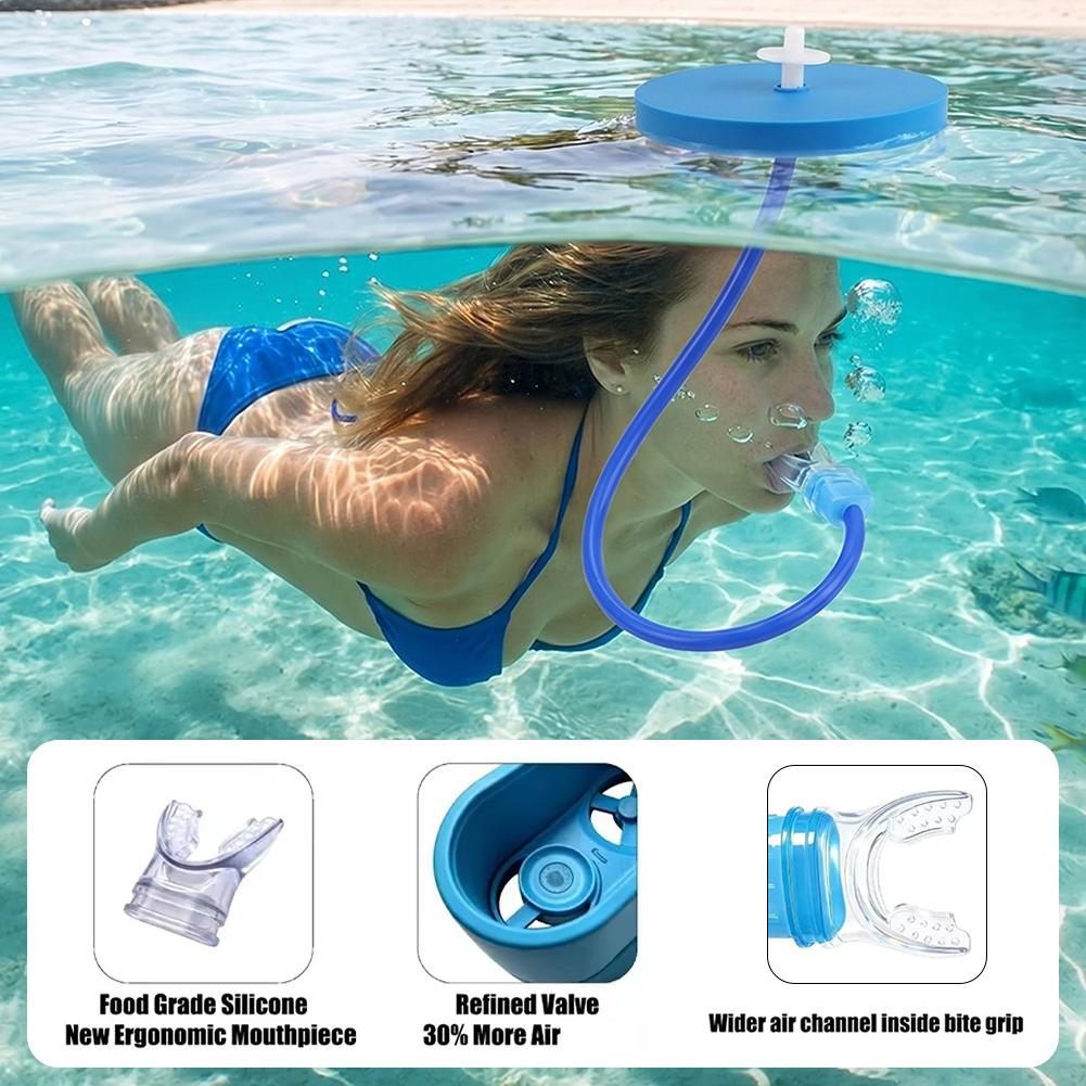 大人用ダイビング水泳シリコン水呼吸チューブ柔軟な表面シュノー - Aquatic Diving のレビューと価格