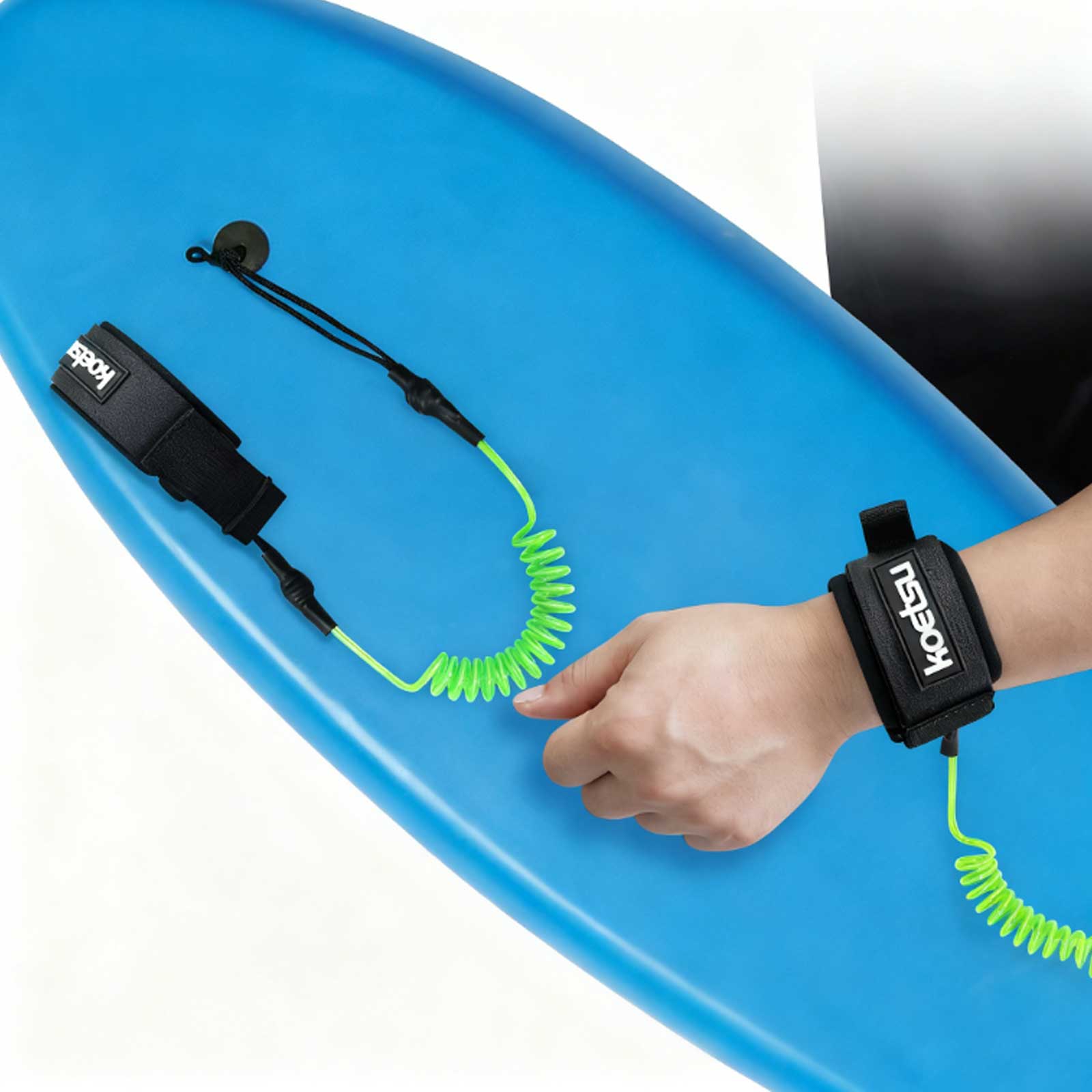 コイル状ボディボード用リーシュ TPU素材 強力コード スタ - Stand Up Paddle Leash のレビューと価格