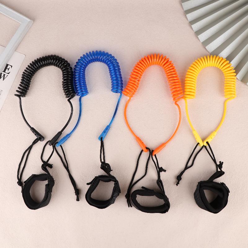 新しいサーフSUPアンクルリーシュ サーフィン用伸縮コイル式 - Stand Up Paddle Leash のレビューと価格