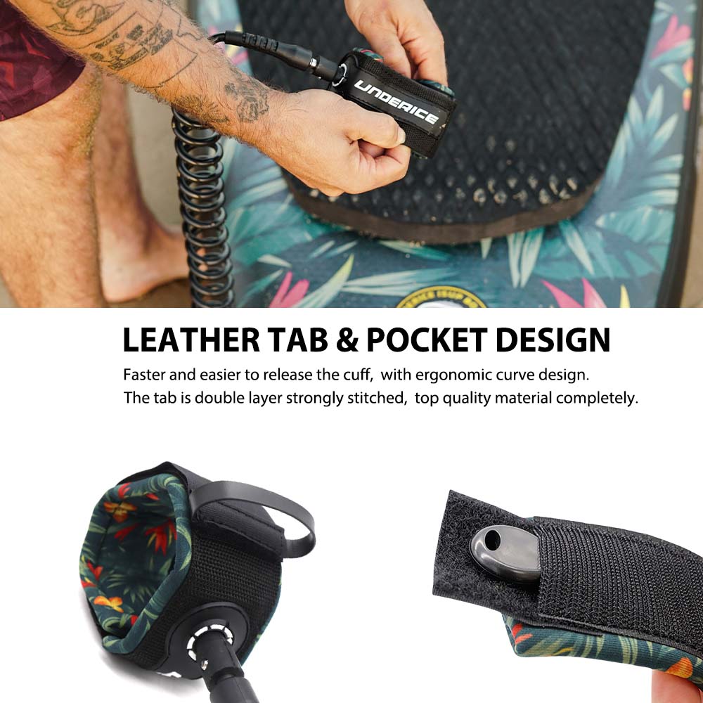 SUPパドルリーシュ 7MM10FT サーフィンリーシュ パ - Stand Up Paddle Leash のレビューと価格