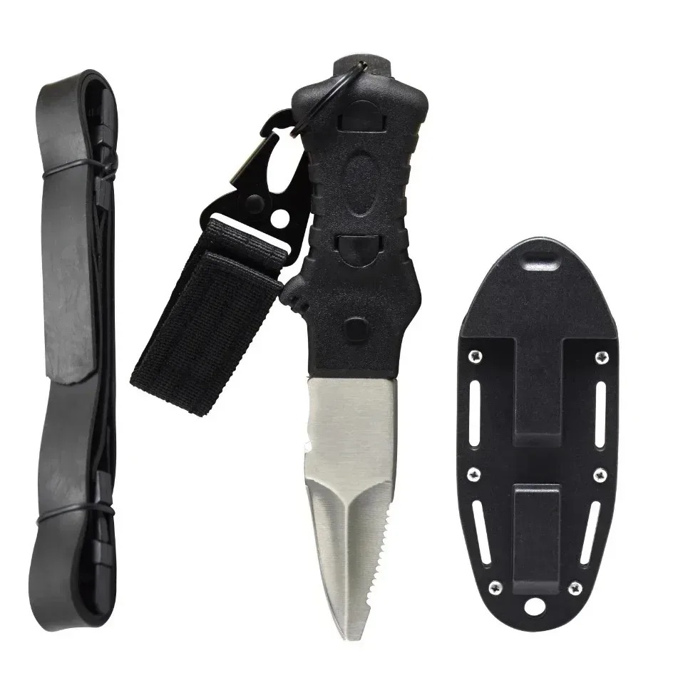 屋外水難救助ナイフ、スピアフィッシングダイビングナイフ、ステ - Dive Knife Titanium のレビューと価格