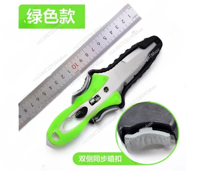 屋外用ロープカッター チタンメッキダイビング多機能車両用ポー - Dive Knife Titanium のレビューと価格
