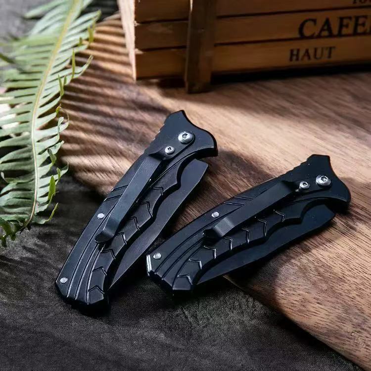 アウトドア用ポータブル折りたたみ式ポケットツールナイフ、キャ - Dive Knife Titanium のレビューと価格