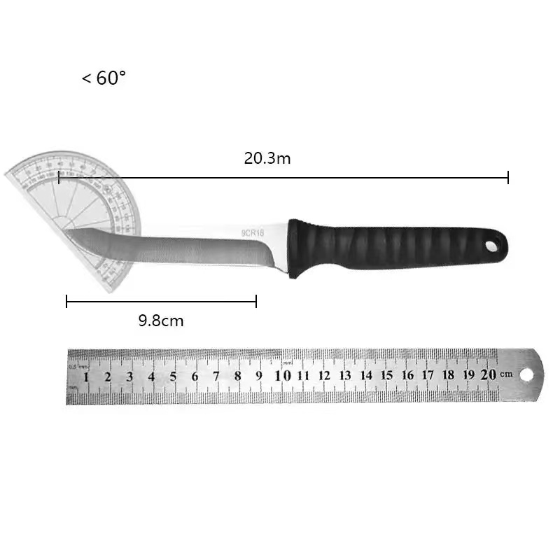 アウトドアポケットナイフ - シース付きポータブルキャンプナ - Dive Knife Titanium のレビューと価格